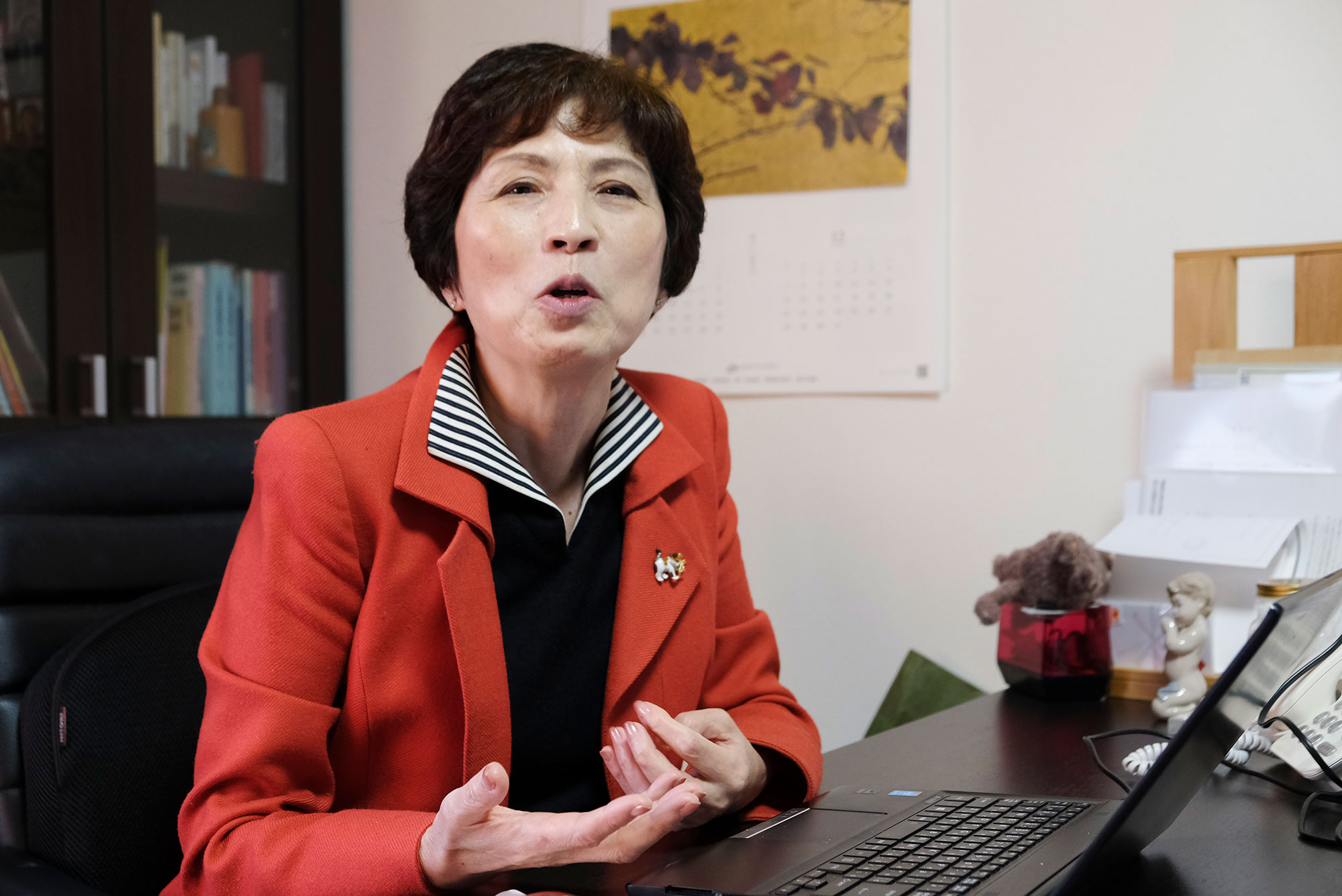 インタビュー風景